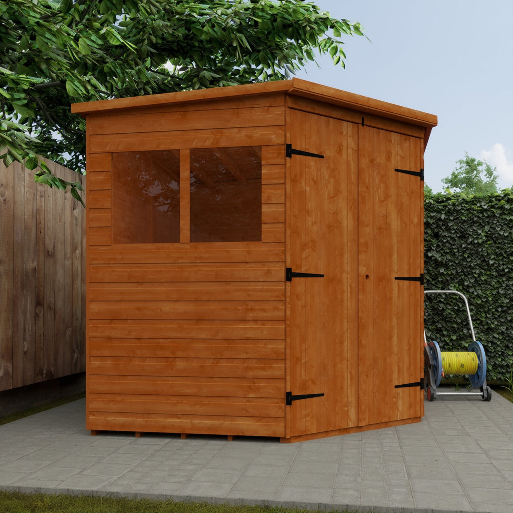 Shiplap Timber Corner Shed - Shed