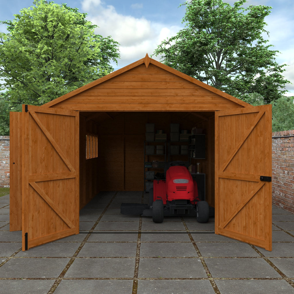 Shiplap Timber Garage with Heavy Duty Framing - Garage