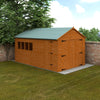 Shiplap Timber Garage with Heavy Duty Framing - Garage