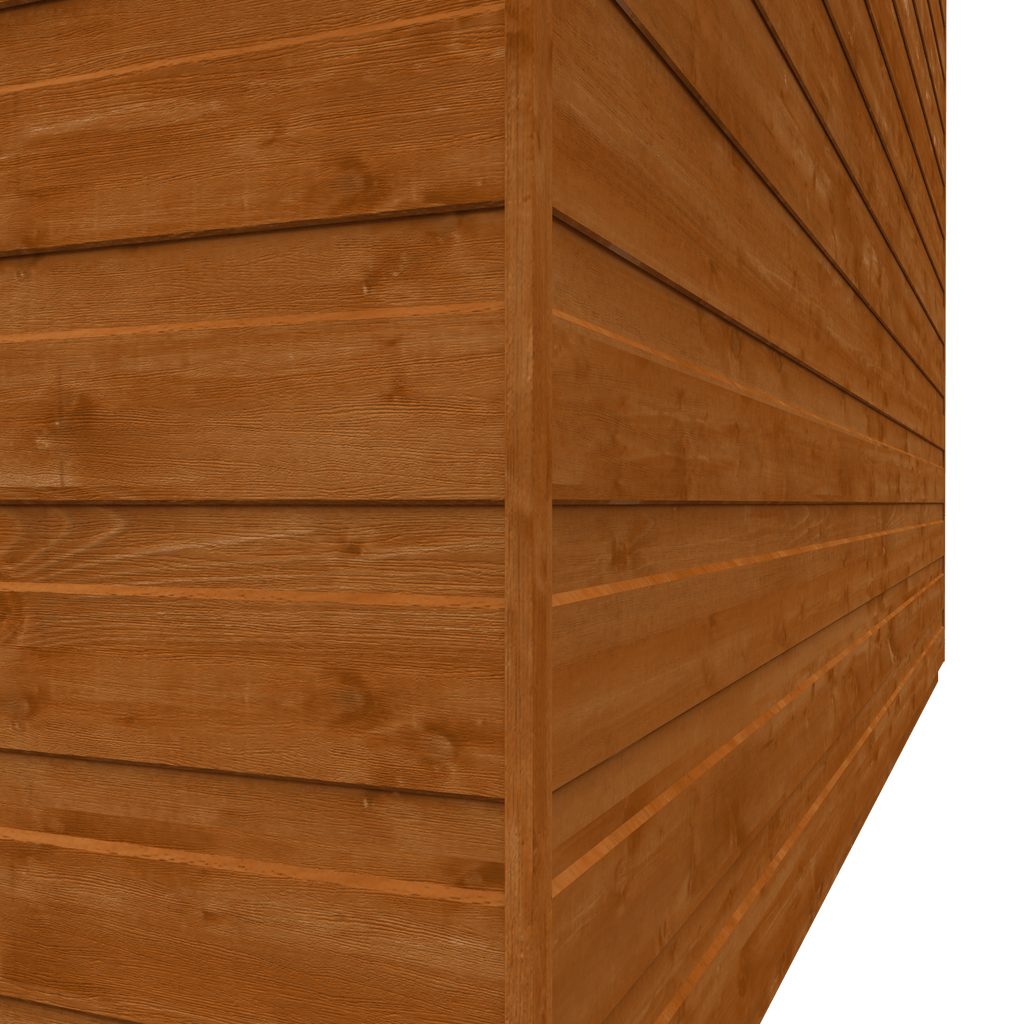 Shiplap Timber Pent Compact Shed - No Windows - Shed