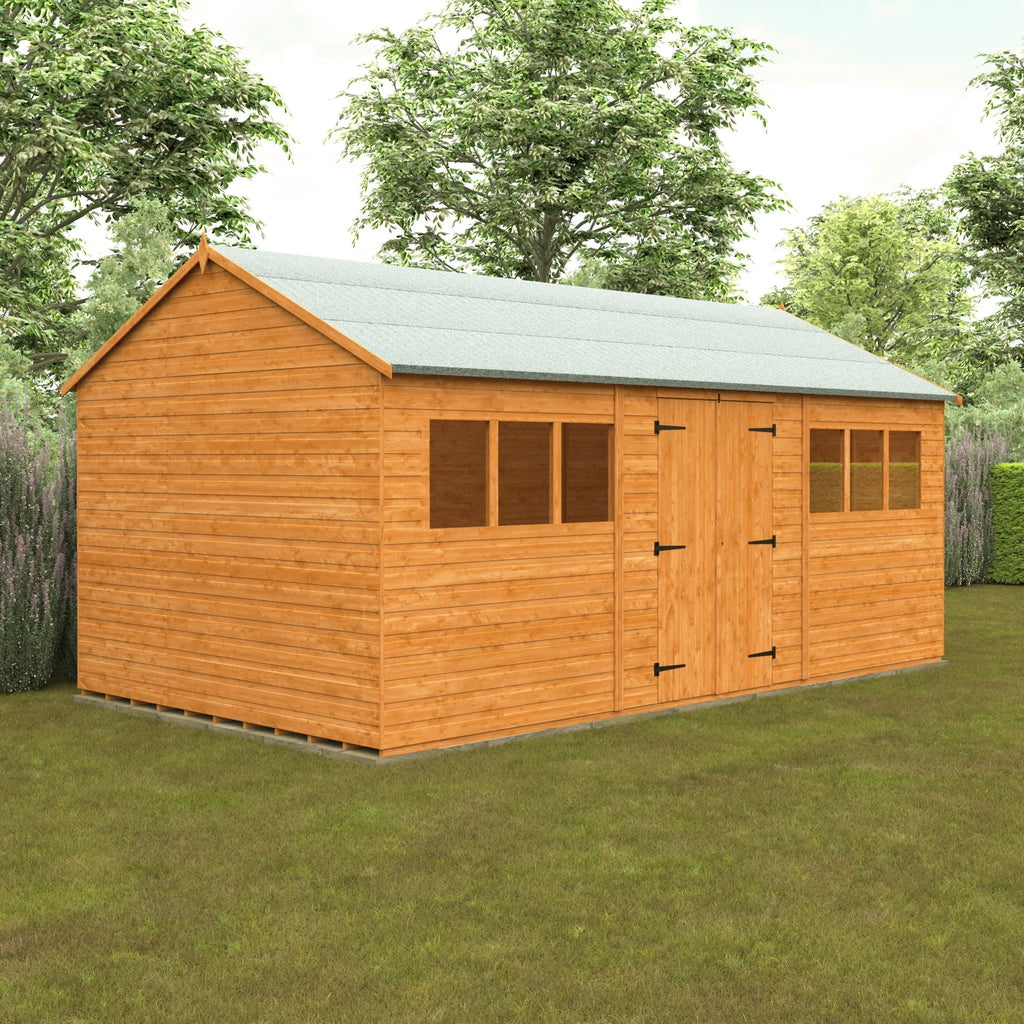 Shiplap Timber Workman Apex Shed - Shed