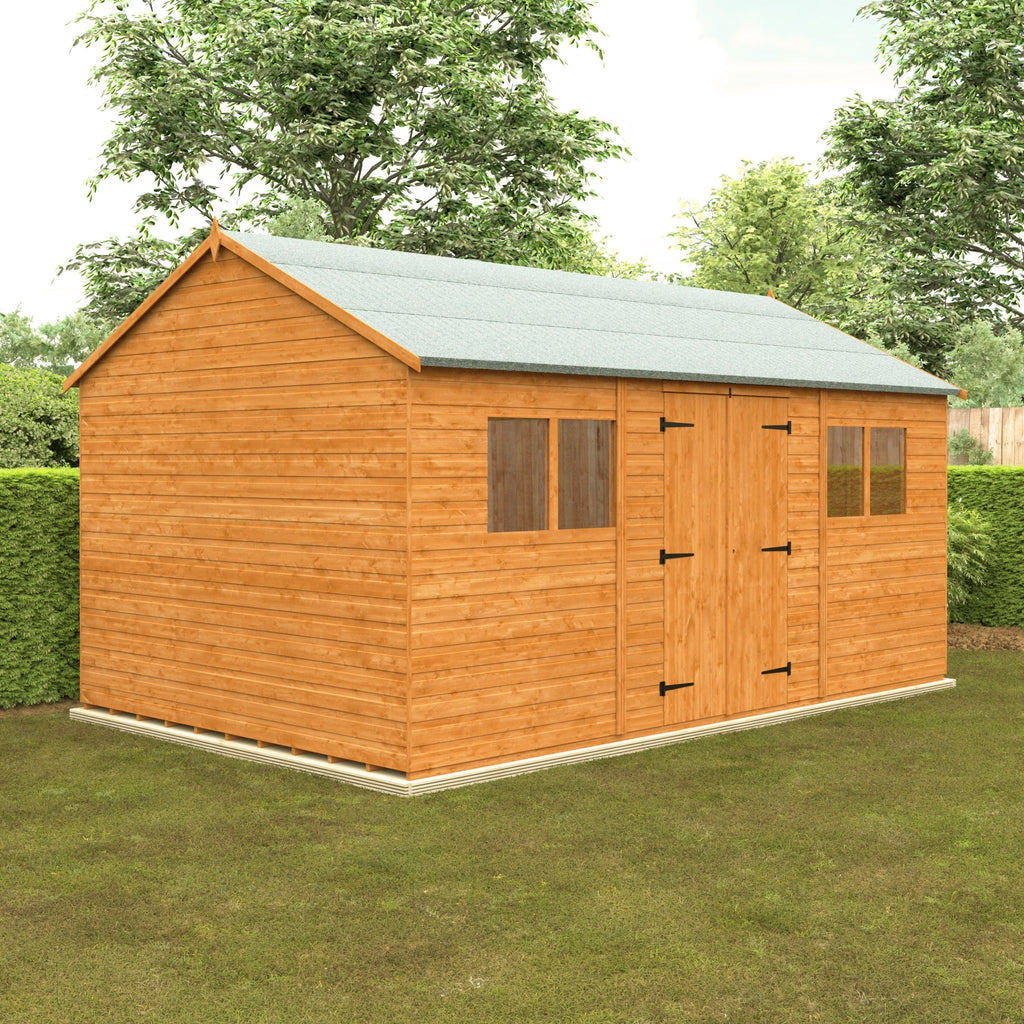 Shiplap Timber Workman Apex Shed - Shed