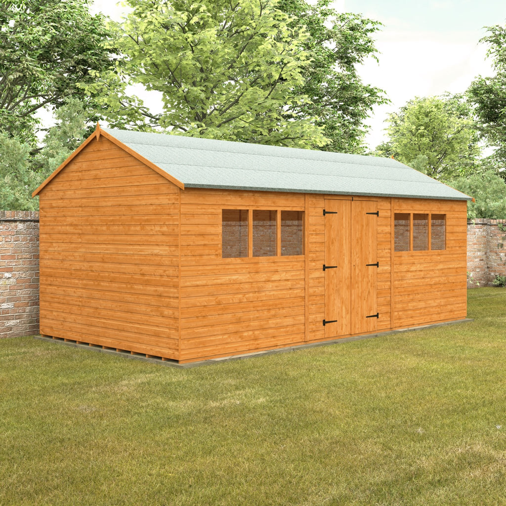 Shiplap Timber Workman Apex Shed - Shed