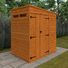 Timber Double Door Pent Security Shed - Shed