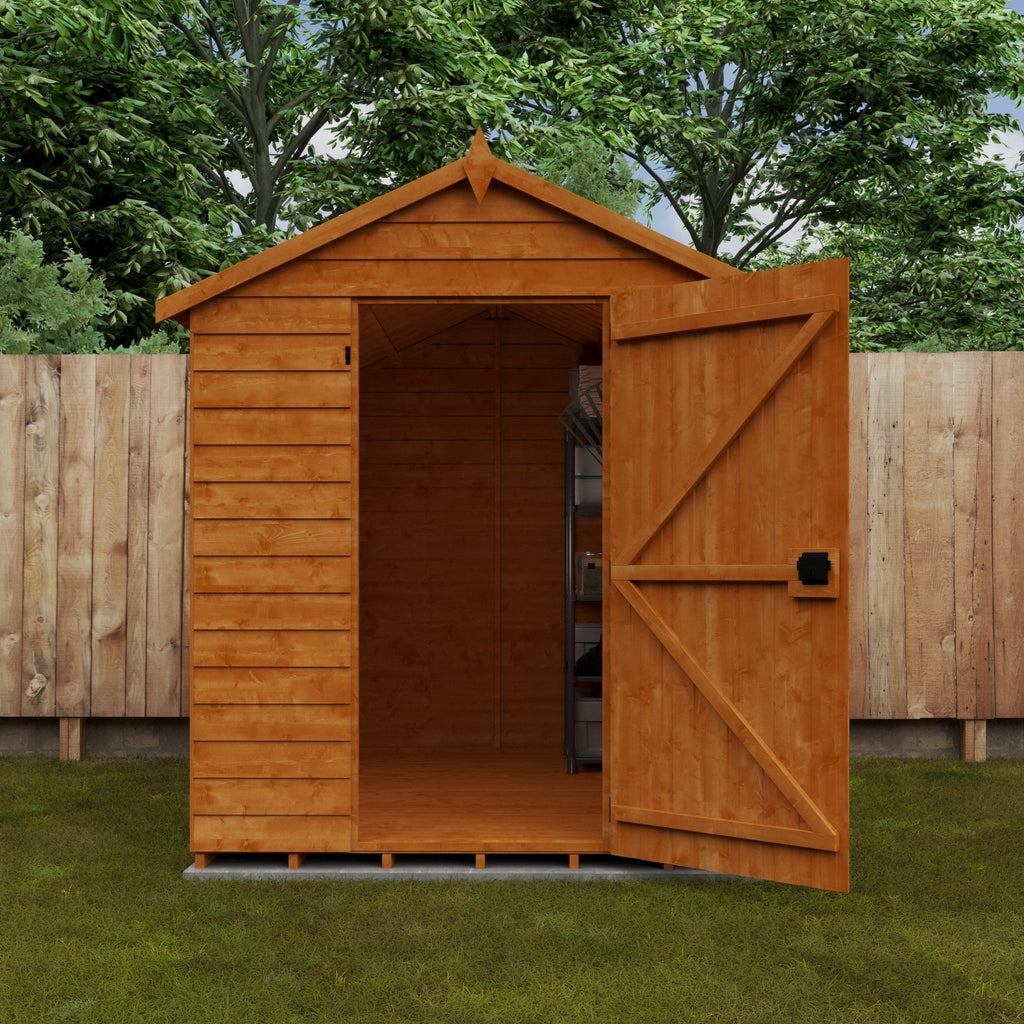 Timber Overlap Value Apex Shed - Shed