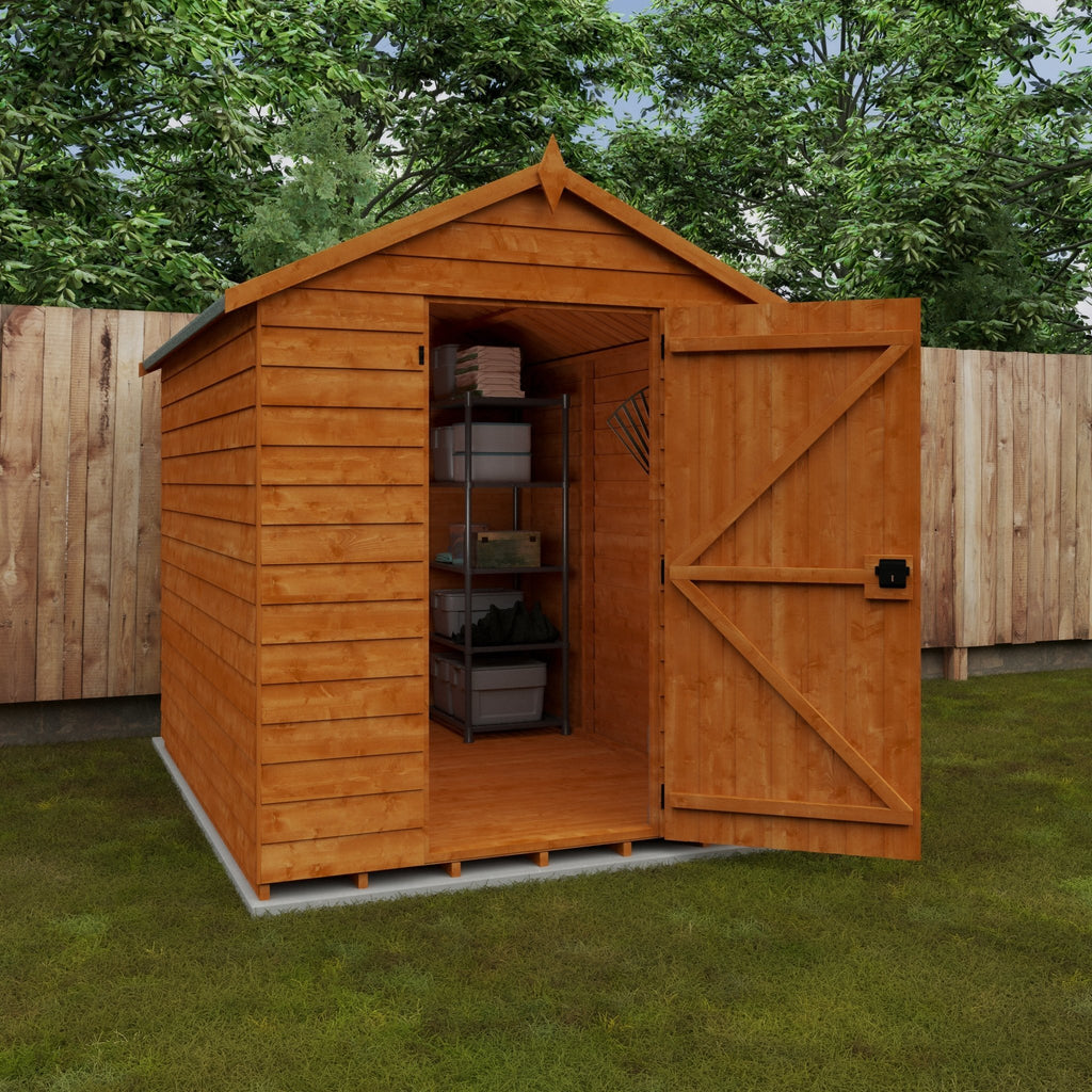 Timber Overlap Value Apex Shed - Shed