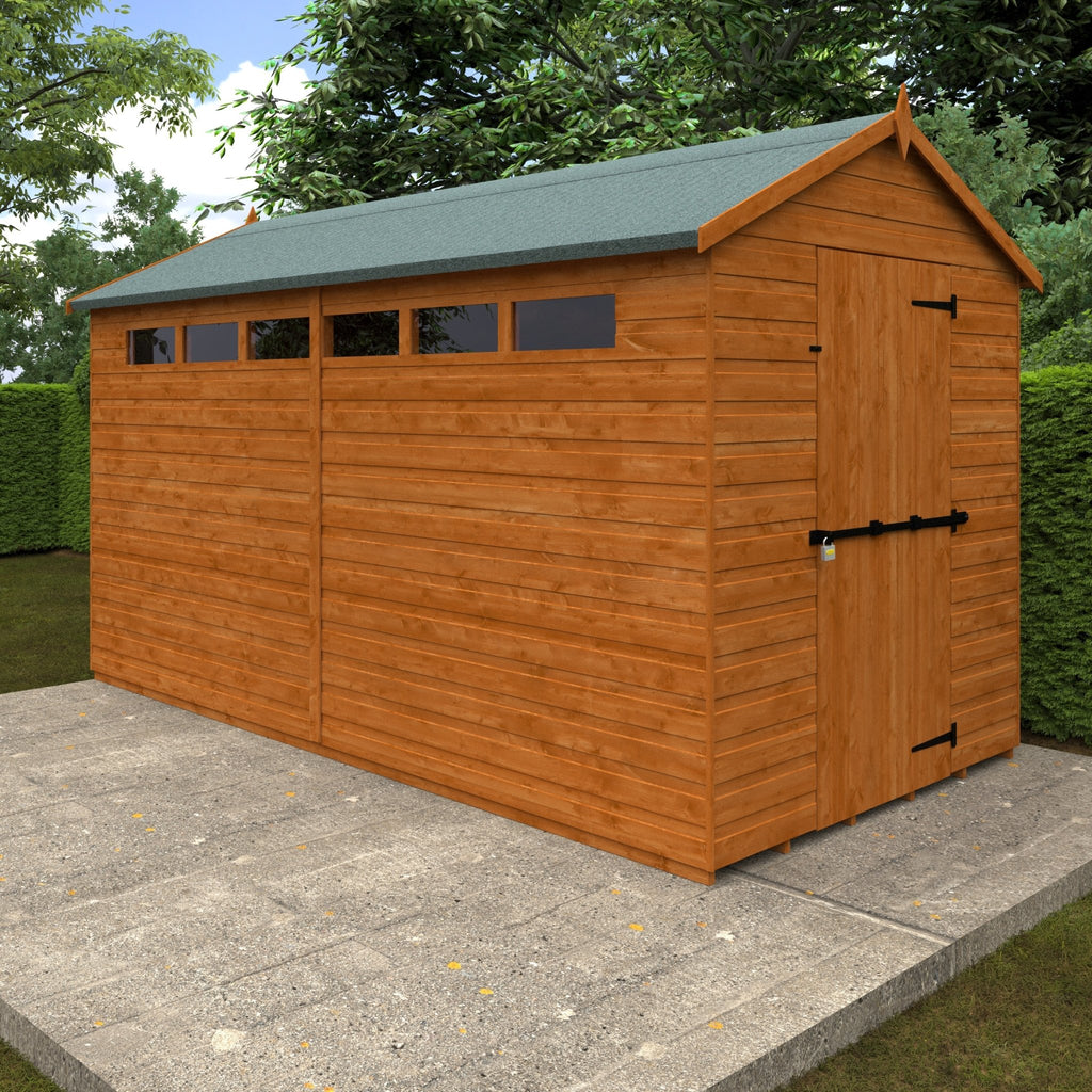 Timber Security Shiplap Apex Shed - Shed