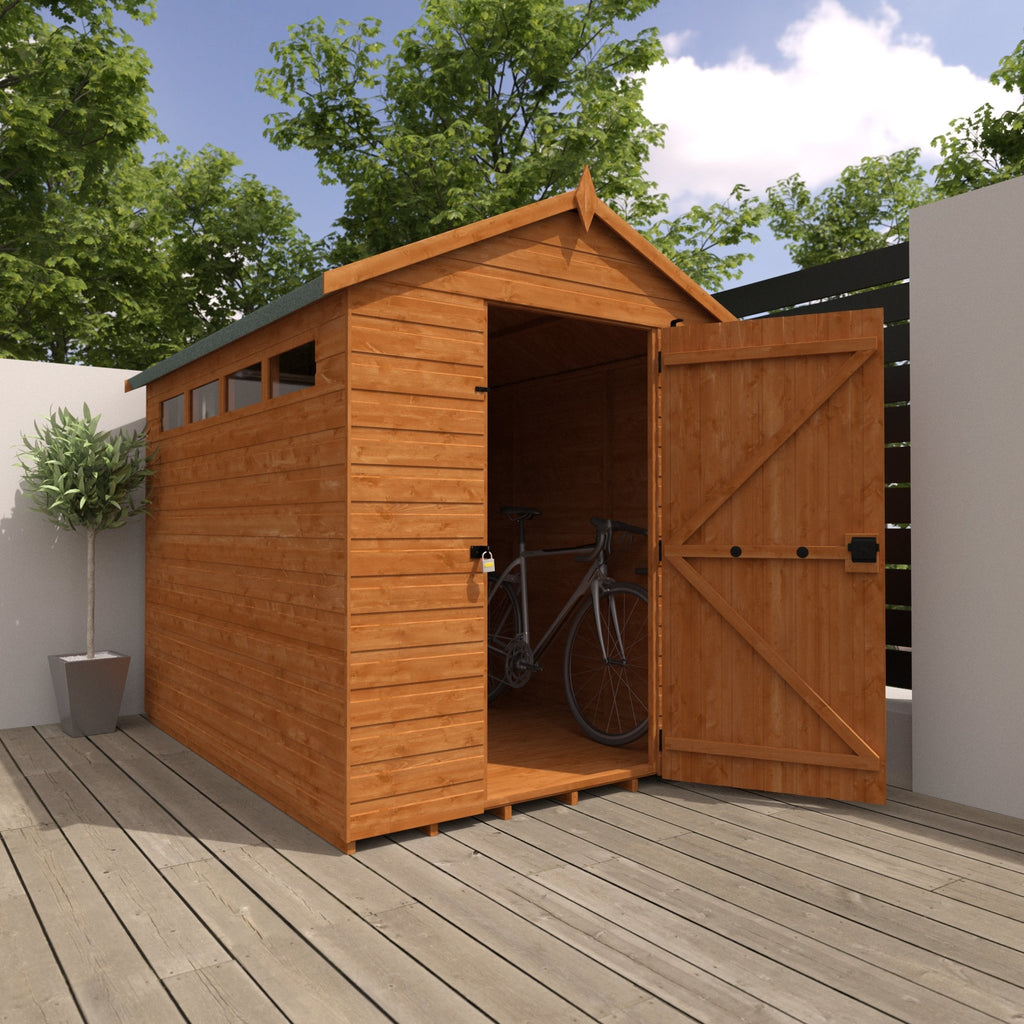 Timber Security Shiplap Apex Shed - Shed