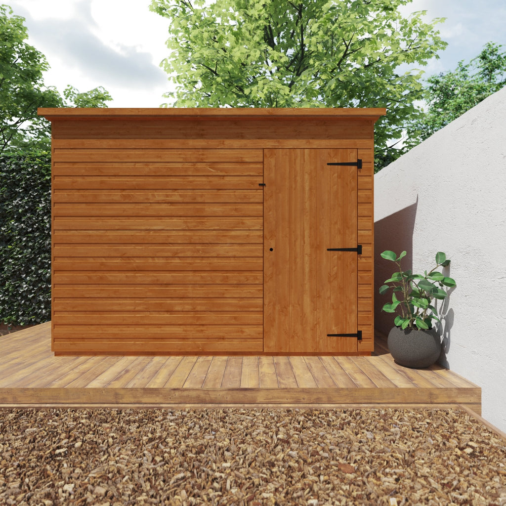 Timber Windowless Super Pent Shed - Shed