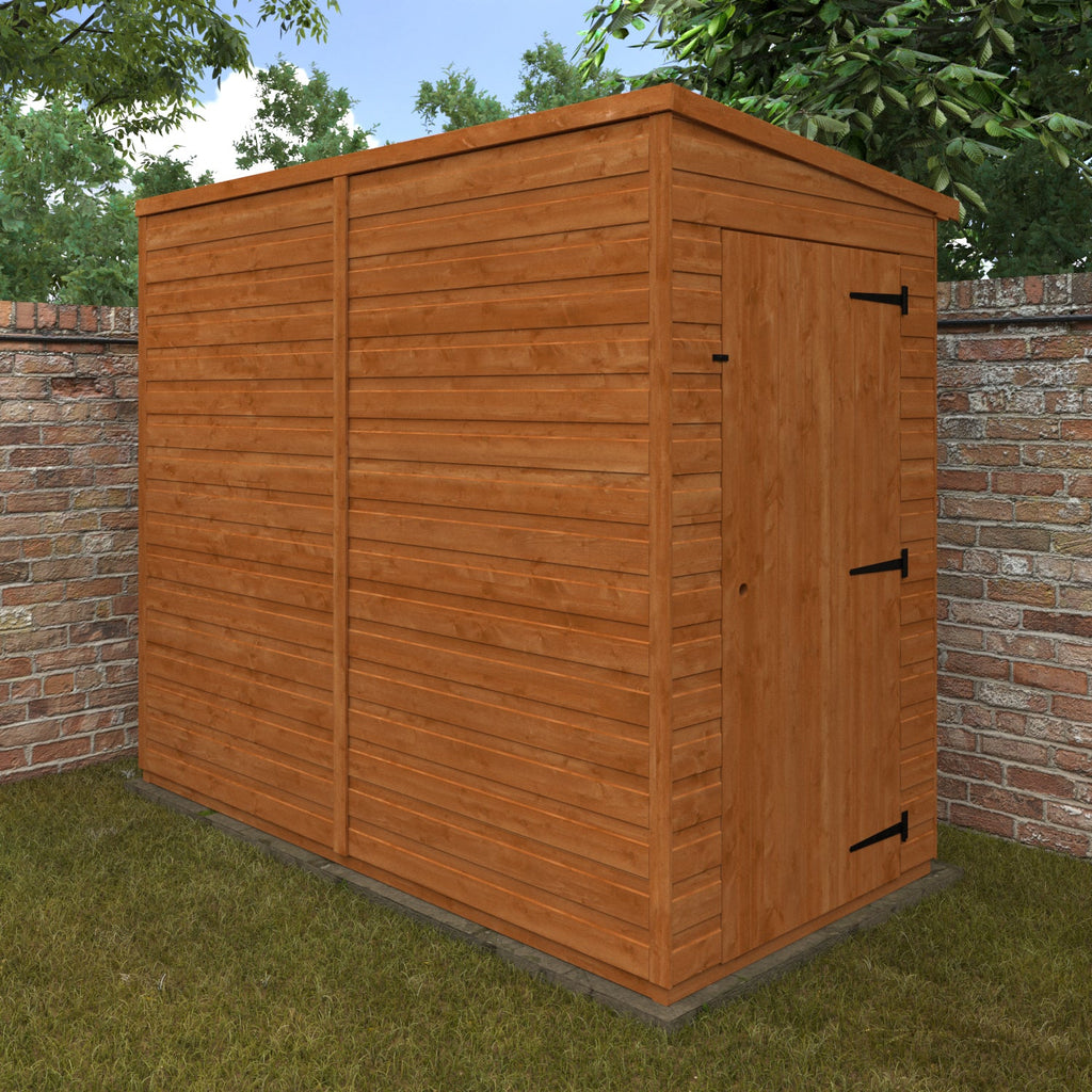 Windowless Shiplap Timber Pent Shed - Shed