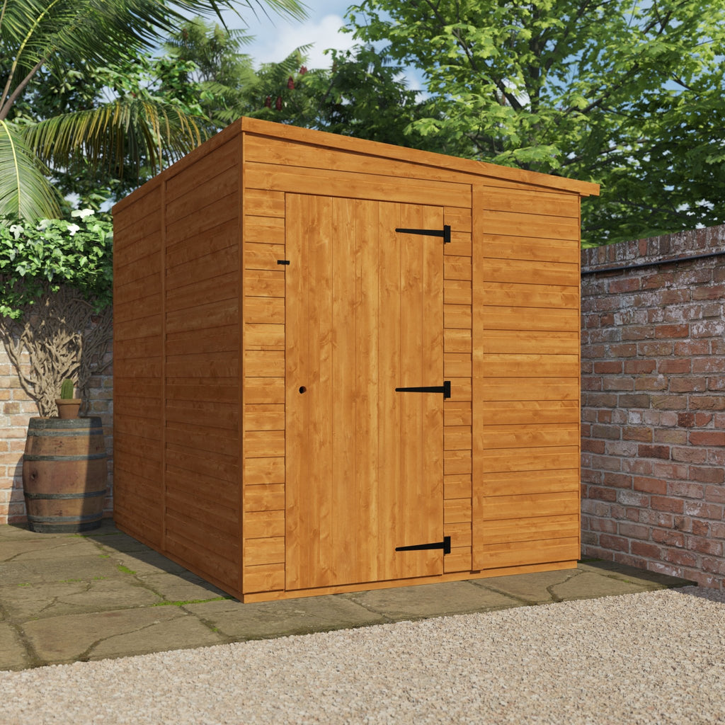 Windowless Shiplap Timber Pent Shed - Shed